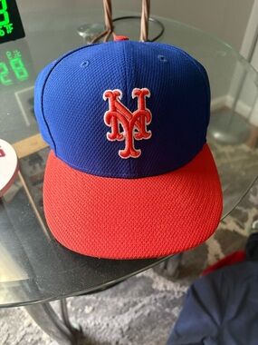 New Era Royal Blue & Gray 59FIFTY Fitted Cap (Size 7)